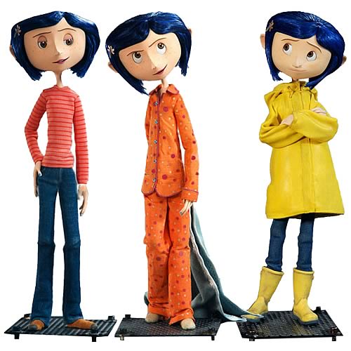 Coraline Bendy Fashion Doll Assortment Set